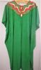 Adult Female Costumes to Hire - Green Dress with orange detail - LARGE